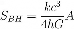 Formula de la radiación de Hawking