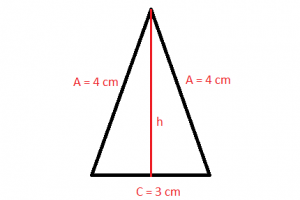 Triangulo isósceles - ejemplo 1