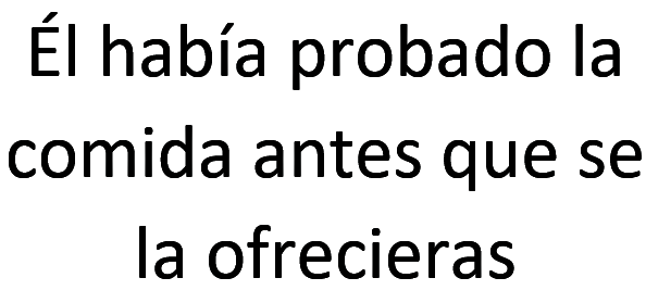 Pretérito pluscuamperfecto