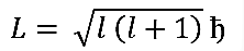 Momento angular, fórmula, orbital 2