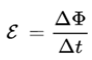 Formula of electromotive force