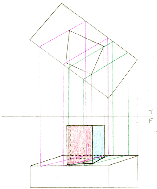 Geometría descriptiva - ejemplo 2