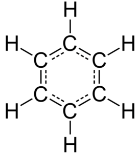 Structural formula of benzene