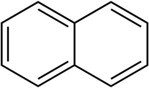 Fórmula estructural del naftaleno