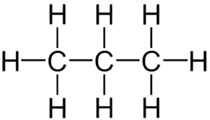 Structural Formula of Propane
