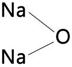 Sodium oxide - structure