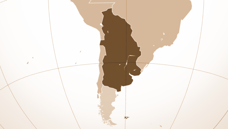 Mapa del Virreinato del Río de la Plata